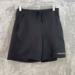 Abercrombie Kids YPB Shorts Size 15/16 Black drawstring waist pockets